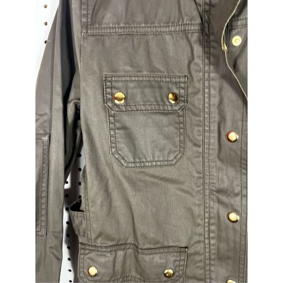 J.Crew button down coated jacket size M - Picture 4 of 9
